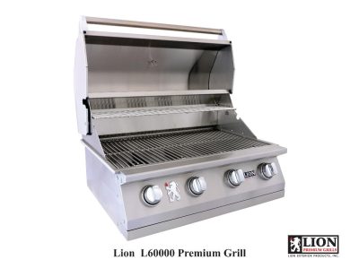 Lion Premium Grills L60000 32-Inch 4-Burner Stainless Steel Built-In Grill