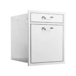 PCM - 20-Inch Stainless Steel Single Drawer With Roll-Out Trash & Recycling Bin Combo - BBQ-260-TR-DR1 - Image 5