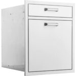 PCM - 20-Inch Stainless Steel Single Drawer With Roll-Out Trash & Recycling Bin Combo - BBQ-260-TR-DR1 - Image 9