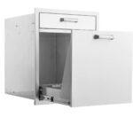 PCM - 20-Inch Stainless Steel Single Drawer With Roll-Out Trash & Recycling Bin Combo - BBQ-260-TR-DR1 - Image 11