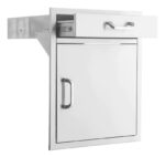PCM - 21-Inch Stainless Steel Single Access Door & Drawer Combo - BBQ-260-SV24-DR1 - Image 3