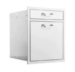 PCM - 20-Inch Stainless Steel Single Drawer With Roll-Out Trash & Recycling Bin Combo - BBQ-260-TR-DR1 - Image 4