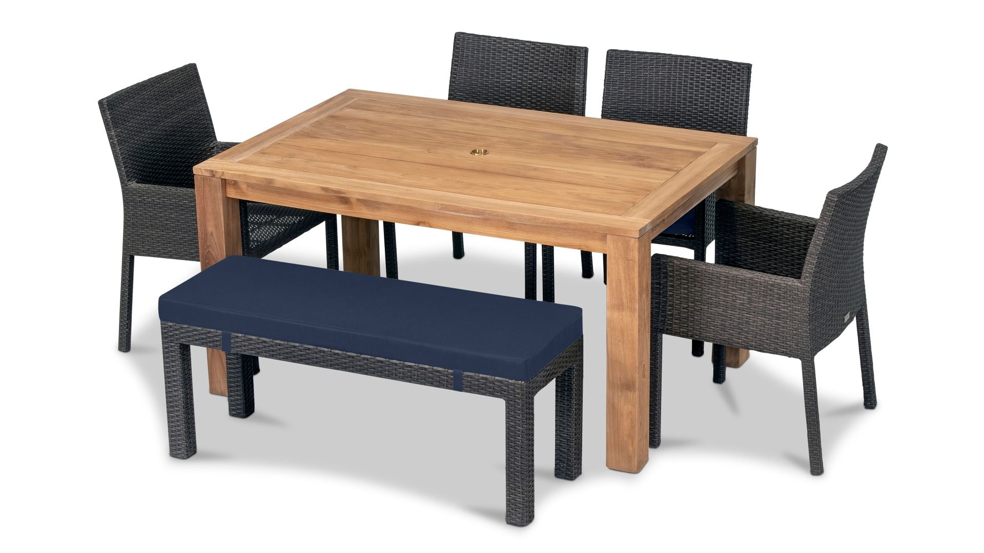 Harmonia Living – Arden 6 Piece Bench Dining Set