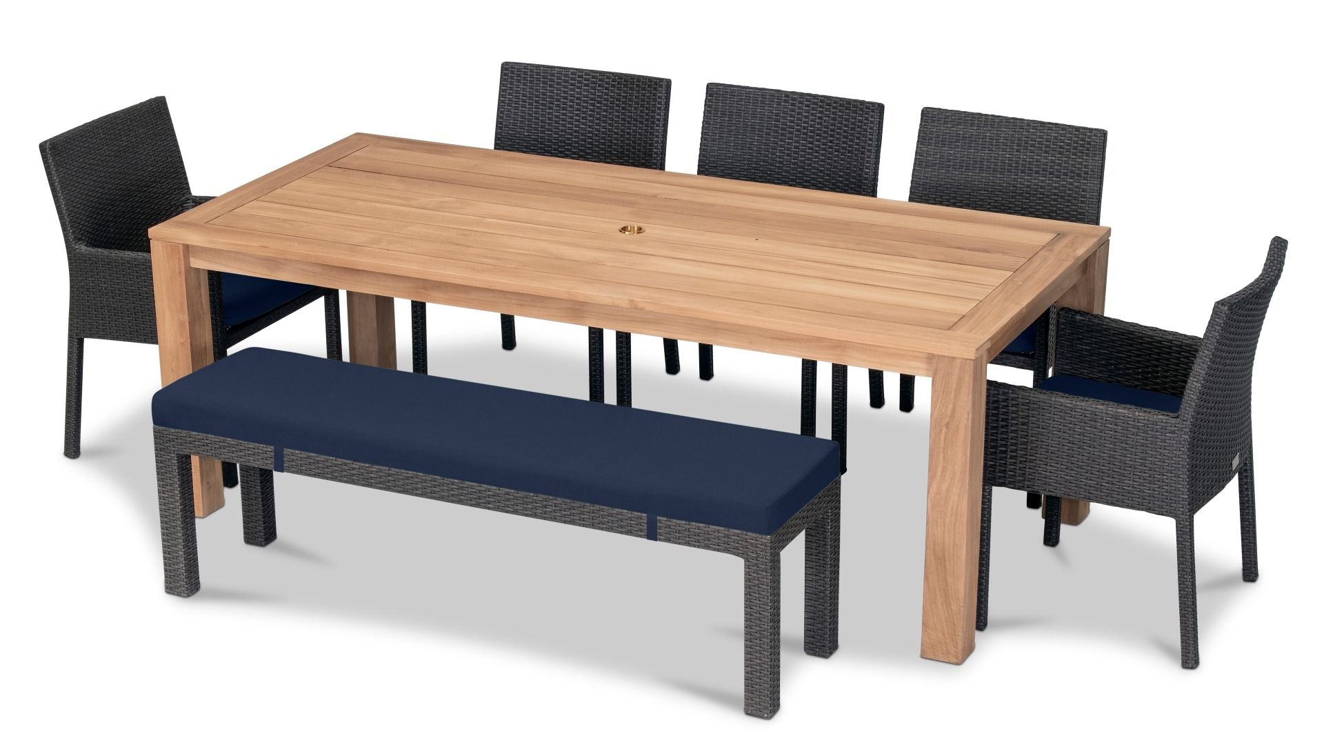 Harmonia Living – Arden 7 Piece Bench Dining Set