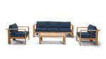 Ando 4 Piece Club Chair Set - Spectrum Indigo HL-ANDO-TK-4CCS-IN