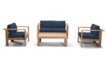 Ando 4 Piece Loveseat Set - Spectrum Indigo HL-ANDO-TK-4LSS-IN