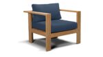 Ando Club Chair - Spectrum Indigo HL-ANDO-TK-CC-IN side