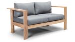 Ando Loveseat - Canvas Charcoal HL-ANDO-TK-LS-CC Side View
