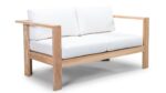 Ando Loveseat - Canvas Natural HL-ANDO-TK-LS-CN front side