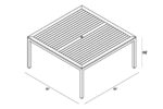 Harmonia Living - Arbor 8-Seater Square Dining Table - Image 3
