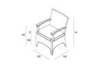 Harmonia Living - Arbor Dining Arm Chair 2pc set - Image 2