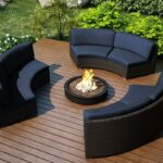 Harmonia Living - Arden 3 Piece Curve Sectional Set