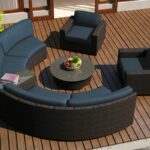 Harmonia Living - Arden 6 Piece Curved Sectional Set