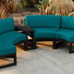 Harmonia Living - Avion 3 Piece Curve Sectional Set - Black