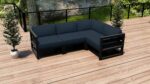 Harmonia Living - Avion 4 Piece Sectional Set