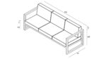 Harmonia Living - Avion Sofa - Slate - Image 3