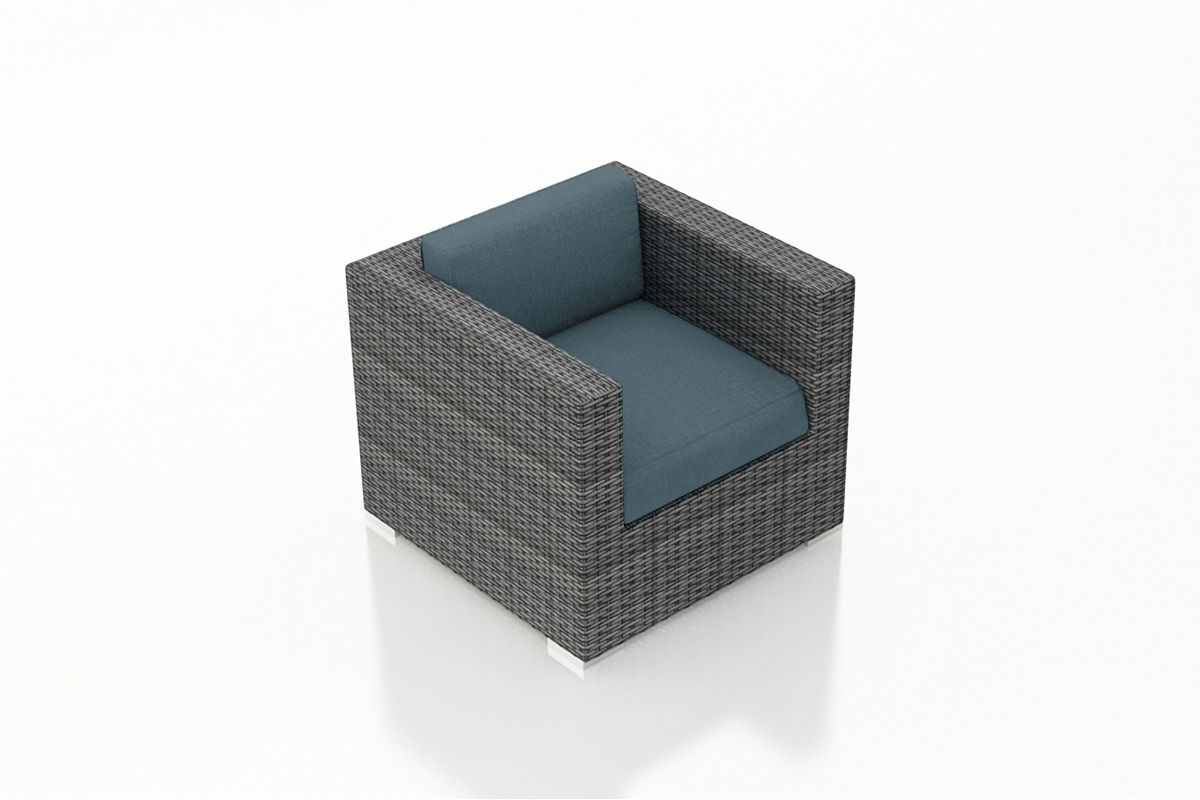 District Club Chair - Cast Lagoon HL-DIS-TS-CC-CL
