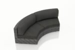 District Curved Loveseat - Canvas Charcoal HL-DIS-TS-CLS-CC