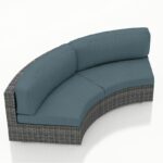 District Curved Loveseat - Cast Lagoon HL-DIS-TS-CLS-CL