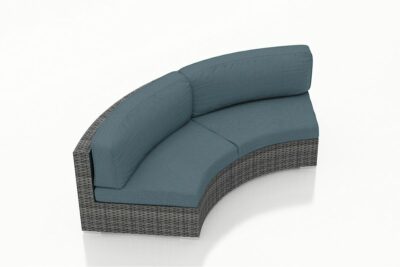 District Curved Loveseat - Cast Lagoon HL-DIS-TS-CLS-CL