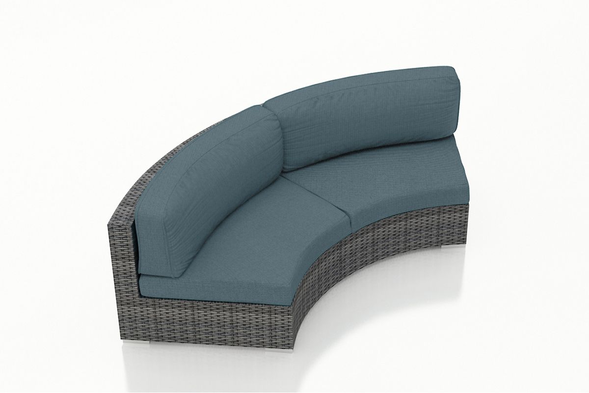 District Curved Loveseat - Cast Lagoon HL-DIS-TS-CLS-CL

