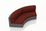 District Curved Loveseat - Canvas Henna HL-DIS-TS-CLS-HN