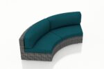 District Curved Loveseat - Spectrum Peacock HL-DIS-TS-CLS-PC