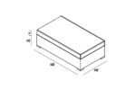 Harmonia Living District Double Ottoman HL-DIS-TS-DOT - Image 2