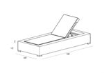 Harmonia Living District Armless Chaise Lounge HL-DIS-TS-L - Image 3
