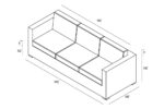 Harmonia Living District Sofa - HL-DIS-TS-S - Image 2