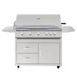 Summerset Sizzler 40-Inch 5-Burner Freestanding Gas Grill – SIZ40