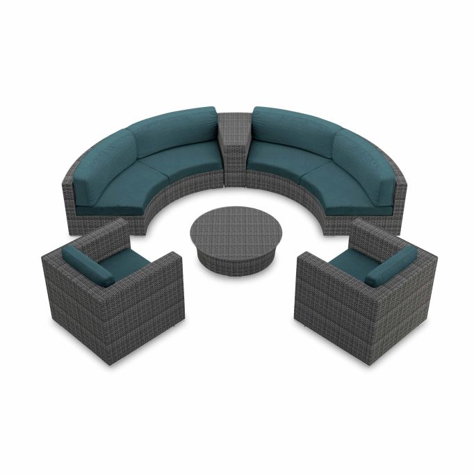 District 6 Piece Curve Sectional Set HL-DIS-TS-6CSEC