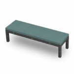 District 3-Seater Dining Bench - Cast Lagoon HL-DIS-TS-3DB-CL