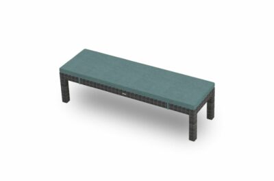 District 3-Seater Dining Bench - Cast Lagoon HL-DIS-TS-3DB-CL