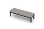 District 3-Seater Dining Bench - Cast Silver HL-DIS-TS-3DB-CS