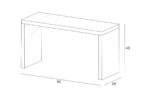Harmonia Living District 6-Seater Rectangular Bar Table HL-DIS-TS-6BT - Image 2