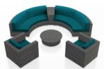District 6 Piece Curved Sectional Set - Spectrum Peacock HL-DIS-TS-6CSEC-PC_01