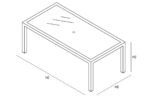 Harmonia Living District 8-Seater Rectangular Dining Table - Image 2