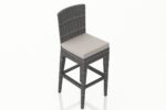 District Bar Chair - Cast Silver HL-DIS-TS-BC-CS