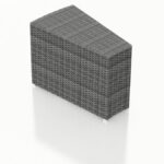 Harmonia Living District Wedge End Table