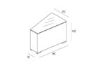 Harmonia Living District Wedge End Table HL-DIS-TS-WET - Image 2