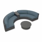 Harmonia Living District 4 Piece Curve Sectional Set HL-DIS-TS-4CSEC