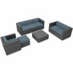 Harmonia Living District 5 Piece Sofa Set HL-DIS-TS-5SS