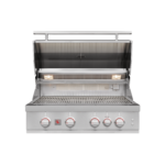 Summerset Sizzler Pro 32-Inch 4-Burner Built-In Natural Gas Grill With Rear Infrared Burner - SZRPRO32 - Image 2