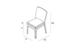 Harmonia Living District Armless Dining Chair HL-DIS-TS-DSC - Image 2