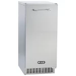 Bull Grills 62 Lb. 15-Inch Outdoor Rated Commercial Ice Maker With Gravity Drain - 13200