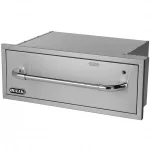 Bull Grills - 30-Inch Built-In 110V Electric Stainless Steel Warming Drawer