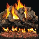 Real Fyre 36" Royal English Oak Designer Logs with G45 Burner NG