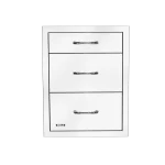 Bull 21-Inch Stainless Steel Triple Access Drawer W/ Reveal - 58120