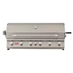 Bull Diablo 46-Inch 6-Burner Built-In Gas Grill With Rotisserie